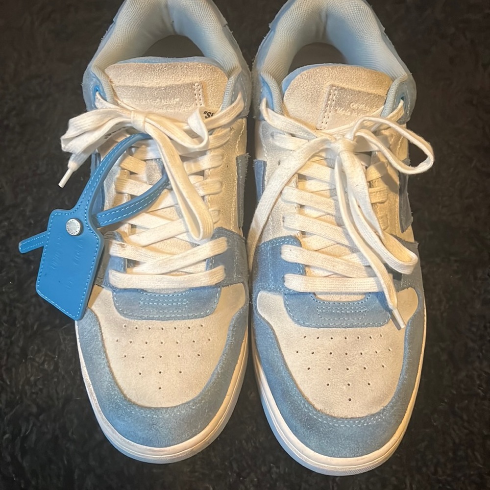 Men Out Of Office Vintage Suede Sneakers Light Blue Size 43
